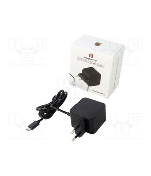 RPI 27W USB-C POWER SUPPLY BLACK EU Accessories: power supply; black; 1.2m; 100÷240VAC; 5A; Out: USB C -ewLQ8n3C_PwG9ufKAUaF9vDC_5lrZtqbkDSjW9eS7A
