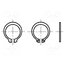1287192 Circlip; spring steel; Shaft dia: 9.6mm; BN 818; Ring: external 6rjvpUKO11XsbCBrDSDOkiPOEj-JJtlkfpE8-wbR8B8