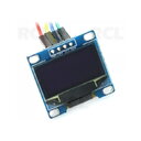 OLED grafinis indikatorius 0.96'' I2C/SPI/IIC 4p mėlynas