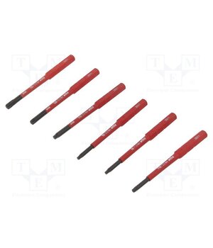 43153 Tools set: screwdriver bits; insulated; Torx®; 1kVAC; 6mm; 6pcs. rDSZztG-4YnsYAX9fVTgCLcTvu4xjMltHSBJTMQBr18