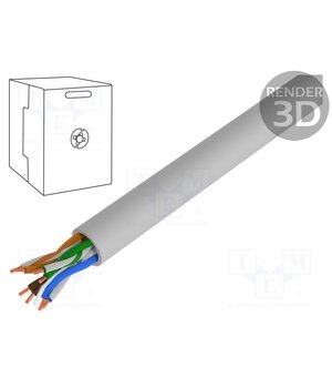 TI0044.305 Wire; BiTLAN,U/UTP; 4x2x23AWG; 6; data transmission; wire; Cu; grey je1rFr2d2QsMmMaGuD2_0sJntadYtU6mXRcN9PZzv2c
