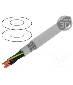 470041CY GE033 Wire; Pro-Met; 4G1mm2; shielded,tinned copper braid; PVC; 100m BWlkEHyZnBN6IPHMrjshUoAFo37vQ7pAXFeDDVIKFTo