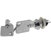 KEY-SWITCH 1A / 110VAC, 1position/2 contacts, ON-OFF