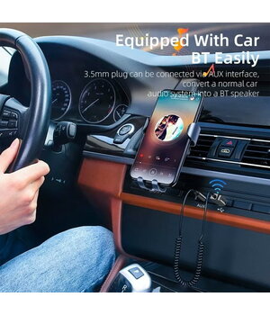 USB uz 3,5 mm spraudņa auto audio uztvērēja papildu adapteris Brīvroku komplekts Bluetooth 5.0 BT raidītājs

 ABESP092+2.jpg
