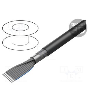 09180407007 Wire: ribbon; round; 1.27mm; stranded; Cu; PVC; black; 30.5m D4J1p0Vx5vA6Z6azqnRq9F6DR4x4oWaARCXfVi1OVsQ