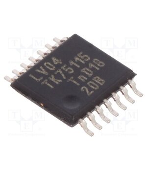 74LV04PW,112 IC: digital; NOT; Ch: 6; TTL; SMD; TSSOP14; 1÷5.5VDC; -40÷125°C; tube 7B5ZM-fu_yKSWZ6QhNGz82w0dSSFgAdIixVcShqYXHY