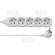 SADALĪTĀJS 5xSievietes 5m, ar elektriskās zemes savienojumu, 230V, 3x1,5mm²

 CLA015x.jpg