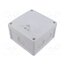 40640001 Enclosure: junction box; X: 127mm; Y: 127mm; Z: 75mm; polycarbonate LHsAuxCy5mMDMeSzEysr62V4sAMAb7Yfgk7PoHtzbX0
