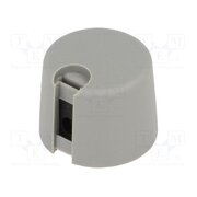 A1020068 Knob; with pointer; plastic; Øshaft: 6mm; Ø20x16mm; grey; A10 aaBrhxXyD0vRNgjPXr70Vi_ZtLgGu-5tLxUCzh3B6rM