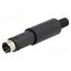 MDC-004 Connector: DIN mini; plug; male; PIN: 4; soldering; for cable YwBAimq2rPfWoHJzYKOSxaNG_K2M8YkX6Ws-nEsfDws