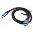 ALHSI Cable; HDMI plug,both sides; PVC; HDMI 2.0; Len: 3m; black; 30AWG 8EhKjwPeRDoZgJRKDdy64bv_xrY5fQphJiBF4wSI0o8