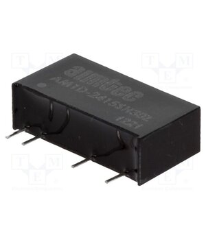 AM1D-2415SH30Z Converter: DC/DC; 1W; Uin: 21.6÷26.4VDC; Uout: 15VDC; Iout: 70mA lWYCabltqwmQrIsjzDWE65doAAptakUiK18uNYTkbNc