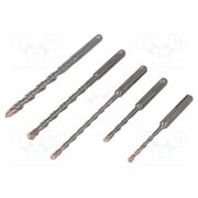 0080705680100 Drill set; for concrete; steel; blister; F4 FORTE; 5pcs. mWaWbx0_MRJoPSyoLkjrrofMUuDrj7j9Y_YP0Xdhrh4