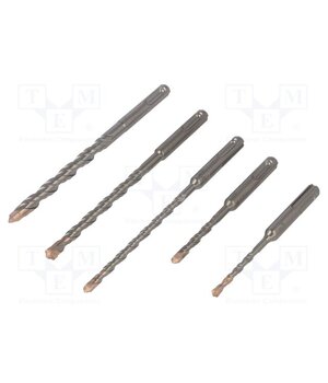 0080705680100 Drill set; for concrete; steel; blister; F4 FORTE; 5pcs. mWaWbx0_MRJoPSyoLkjrrofMUuDrj7j9Y_YP0Xdhrh4