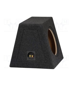 C1030 BLACK Car loudspeaker enclosure; MDF; black; 250mm; Grooving: 272mm 12xS2p8AKOy2CUPuV160beY3stz544ZMHVjkHp24LVw