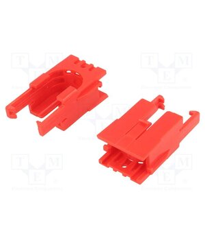 ROMI CHASSIS MOTOR CLIP PAIR - RED Bracket; red; POLOLU Romi 245uua8_4YMSvAu02WwCVMDDgdASBTdDHKePtfMYVV8