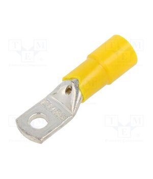 BM00631 Tip: ring tube; M6; Ø: 6.3mm; 25mm2; crimped; for cable; insulated 9MZ94J_W19OWaca72UrAQOmNETl5l3V5wjJrg50vZhU