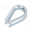 KU.8 Thimble for rope; steel; for rope; Ørope: 8mm; zinc; DIN 6899B AWWxPHtu6_XWYT6AuhIP_lfCo5yNYc0gnLY324c8CaY