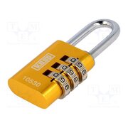K10530YELD Padlock; shackle,combination code; aluminium; A: 32mm; B: 27mm NaB_1toW-FsqMCcA5gGBbdthgmi6bFs0zh9Ux8k94OI