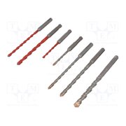 0000100007100 Drill set; for concrete; plastic box; F4 FORTE; concrete,wall 07wyjJyQoAOMhNOto7GYb2YQd4UEvR3cUotK3A7vt3U