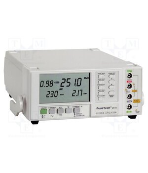 P 2510 Meter: power analyzer; LCD; Interface: RS232; 10A; 600V ztGaOeewg1xo8J8O0mif3dzBWotNaNmn_3ZCqlbO4yw