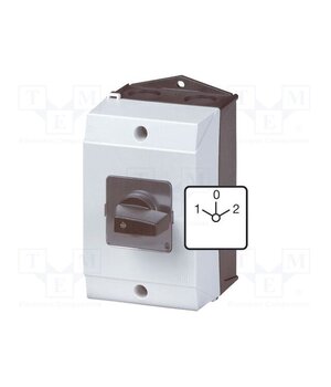 T3-3-8401/I2 Switch: reversing cam switch; Stabl.pos: 3; 32A; 1-0-2; in housing xsD8aNYAj81C4H48jgFb82FR2NnV3fXxzGc8dGgLAig