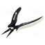 T3889 Pliers: half-rounded nose; ESD; for gripping,for bending; 152mm Rbvc24cfJHNbdV55nZPft1ekD4ixp1ZwEldPrPf7Ilk