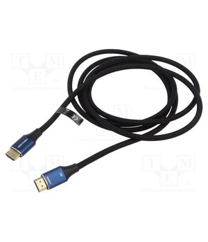 HCELI Cable; DisplayPort plug,both sides; PVC; textile; Len: 3m; black dwLBsUUWPURlQ_JHB7FbqKva4vTWK_BBVMaD8Zso-Kg