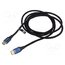 HCELI Cable; DisplayPort plug,both sides; PVC; textile; Len: 3m; black dwLBsUUWPURlQ_JHB7FbqKva4vTWK_BBVMaD8Zso-Kg