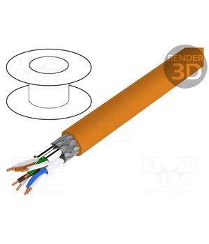 TI0086 Wire; BiTLAN,S/FTP; 4x2x23AWG; 7; data transmission; wire; Cu OD4Ahk7_c6p45JS8zAN8l3fgbbKESkzbFecTkUIaqKE