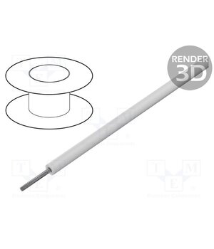 392245 WH005 Wire; HookUp Wire; stranded; Cu; silicone; white; -40÷150°C; 15kV uzC1h_NTmK07ASwguDWPrRry5Nq_4ksvTmF0YUFahm8