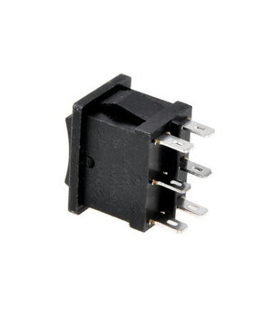 ROCKER SWITCH 6A / 230VAC, 10A / 125VAC 6pin melns, 2x ON-OFF

 CPR405T+1.jpg