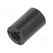 181RDX06 Spacer sleeve; cylindrical; polyamide; M2; L: 6mm; Øout: 4mm; black ovSCl1pTyAB5RtDWVxsBxCldHraHk-BejYDcT4l43M4
