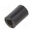 181RDX06 Spacer sleeve; cylindrical; polyamide; M2; L: 6mm; Øout: 4mm; black ovSCl1pTyAB5RtDWVxsBxCldHraHk-BejYDcT4l43M4