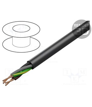 YKY-4X2.5 Wire; YKY; 4G2.5mm2; round; wire; Cu; PVC; black; 600V,1kV; 100m RH7MYsxJQA2XOZxvMzkhQE973I8NunUlvbuLbFcuDdo