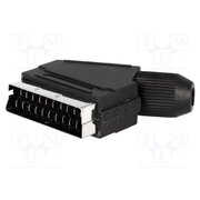 VG16001 Connector: SCART; plug; male; angled; for cable 0iiTX9urLDJKQaYT5X8S5FZ0i1KBWIy32sNNLwP0Rlk