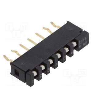 SPA06B Switch: DIP-SWITCH; Poles number: 6; OFF-ON; 0.01A/5VDC; Pos: 2; THT 6GGMbzns8sLYfRh_AOLL3m92_GUuFtW9i_j2X8D7FMI