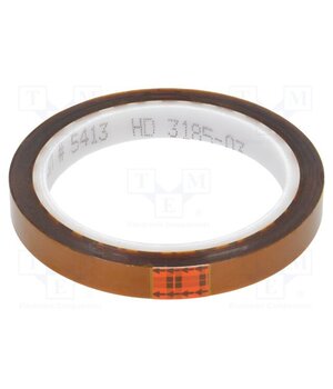 3M 5413 Tape: high temperature resistant; Thk: 0.07mm; 62%; amber; W: 12mm NkpM1fO5EmrF90gkaoWRS9-TixrVIV-5E2RMe7eVHVw