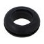 10070154 Grommet; Ømount.hole: 14.2mm; Øhole: 11mm; black; 0÷80°C; PVC OLhxSXaI2INQ7W455W3fZeGUTRUYjYTdwIQpUSuCZk0