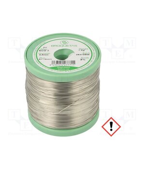 ECO3 (SNCU3) FLUX B2.1 0,8 MM 1000 G. Tin; lead free; Sn97Cu3; 0.8mm; 1000g; reel; 230°C; Flux: SW26 m9EObuOuXrd8KLoLN2lZj2e7Fds_4Q9vv4Tvy1P6dE0