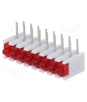 ZSU0830 LED; in housing; No.of diodes: 8; red; 20mA; Lens: red,diffused; 38° qeC4JTxFy-elKV0Rv6d8wYS8vr0xaaGczzQnqRp5nxU