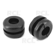 GROMMET rubber, D=4.5mm / hole 8mm, panel thickness max. 1.6mm