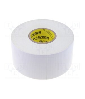 PP-1180005-0048025 Tape: duct; W: 48mm; L: 25m; Thk: 0.25mm; white; natural caoutchouc H8XOqxpzr4TraPwOE5TErxHTUSGgoQ19IjXOC1FDZF8