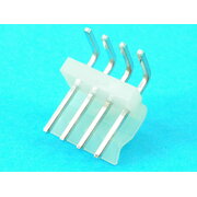 CONNECTOR 4pin Male right-angled 3.96mm