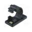 8J-S Screw down self-adhesive holder; 12mm; polyamide; black; UL94V-2 7ySX6eEWr6W0sS1Rvzg79c2YYtnhNkJC0HPGkFJLWLU