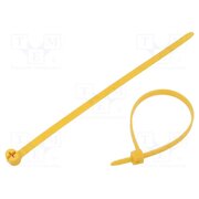 7TAG009370R0004 Cable tie; with a metal clasp; L: 223mm; W: 7mm; yellow; polyamide qxVDvrm58f2lFLHRqSOOExsZqUyb0mktm-tXhMDq14U