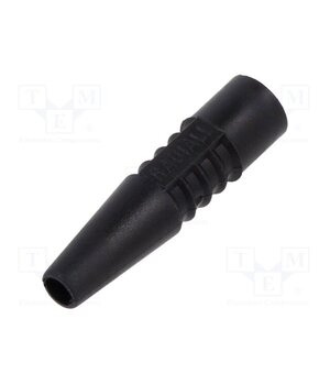 R280-560-000 Strain relief; black; Application: BNC plug; Øin: 2.6mm; L: 27mm zaUV4peYDjhZoUW6GbayKgXBwBfHtcWHpj3opxkp9Zc
