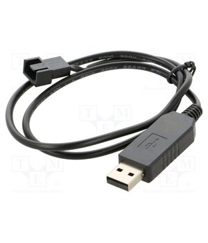 AK-CBFA10-60BK Wire: for fan supplying; Plug: straight; 0.6m; 4pin,USB A aAl6ONJM6fWc1jjmJKw4oy8c9chKQwNP_4CPdOvyYg0
