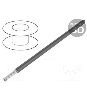 1852 SL001 Wire; HookUp Wire; stranded; Cu; 28AWG; PVC; dark grey; 600V; 305m 35zp6nmCi9PxXF-GRwTJtOi5QhZCVNRMt7I9KTB4o18