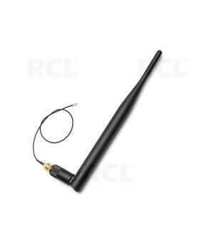 ANTENA 2.4GHz 6dBi, 170mm, SMA jungtis su 20cm kabeliu, atlenkiama IAN06.jpg